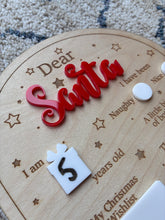 Load image into Gallery viewer, Personalised "Dear Santa" wishlist sign