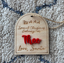 Load image into Gallery viewer, Special Christmas Delivery Personalised Tag