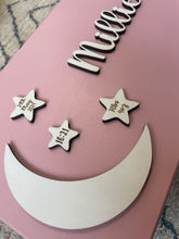 Load image into Gallery viewer, Moon & Stars Wooden Keepsake Box