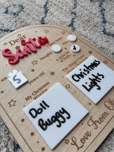 Load image into Gallery viewer, Personalised "Dear Santa" wishlist sign