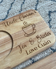 Load image into Gallery viewer, Tea/Coffee & biccie board