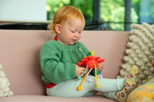 Load image into Gallery viewer, SiliSoft Zip pull toy (Rainbow)