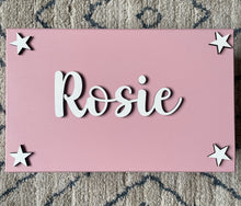 Load image into Gallery viewer, Pink Wooden Keepsake Box