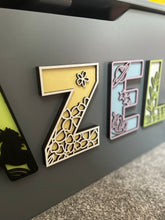 Load image into Gallery viewer, Themed Toy Box Letters