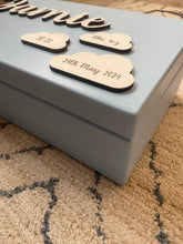 Load image into Gallery viewer, Cloud Birth Details Keepsake Box