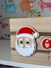 Load image into Gallery viewer, Personalised Christmas Eve Crate|Box with Santa Design