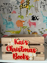 Load image into Gallery viewer, Personalised Christmas Book Crate