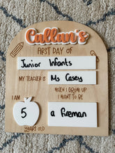 Load image into Gallery viewer, Acrylic First Day of School Sign