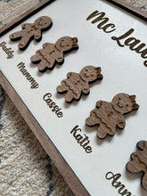 Load image into Gallery viewer, Gingerbread Family Christmas Frame