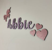 Load image into Gallery viewer, Wooden Wall Names