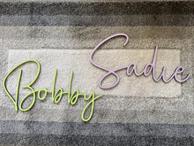 Load image into Gallery viewer, Wooden Wall Names