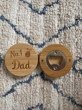 Load image into Gallery viewer, Fathers Day Magnetic Bottle Opener