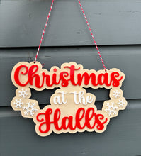 Load image into Gallery viewer, Christmas at the … hanging sign
