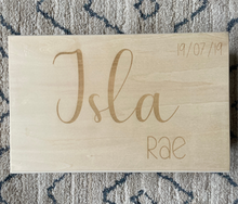 Load image into Gallery viewer, Wooden Keepsake Box