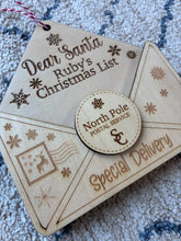 Load image into Gallery viewer, Personalised Christmas list|Santa Letter holder