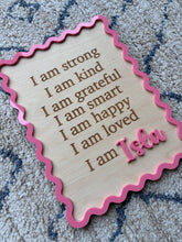 Load image into Gallery viewer, Personalised Affirmation Sign