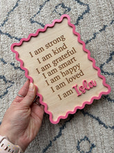 Load image into Gallery viewer, Personalised Affirmation Sign