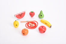 Load image into Gallery viewer, Wooden Lacing Fruit - 8pk