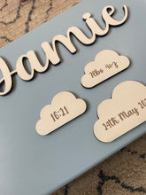 Load image into Gallery viewer, Cloud Birth Details Keepsake Box