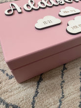 Load image into Gallery viewer, Cloud Birth Details Keepsake Box