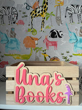 Load image into Gallery viewer, Personalised Book Crate