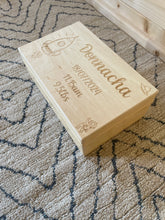 Load image into Gallery viewer, Engraved Rocket keepsake/memory box