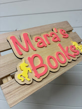 Load image into Gallery viewer, Personalised Book Crate