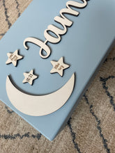 Load image into Gallery viewer, Moon & Stars Wooden Keepsake Box