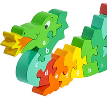 Load image into Gallery viewer, Dragon Alphabet Puzzle