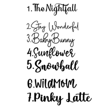 Load image into Gallery viewer, Wooden Wall Names