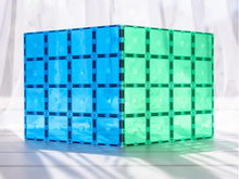 Load image into Gallery viewer, Connetix Blue & Green Base Plate 2 pc