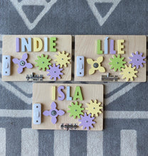 Load image into Gallery viewer, Busy Board with Personalised puzzle