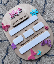 Load image into Gallery viewer, First Day of School Sign - Butterfly
