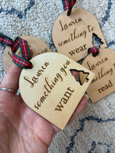 Load image into Gallery viewer, Personalised Gift Tags - Read, Need, Want, Wear
