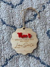 Load image into Gallery viewer, Personalised Santa Tag
