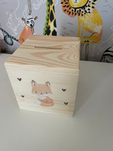 Load image into Gallery viewer, Personalised Money Box - Fox
