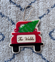 Load image into Gallery viewer, Personalised Truck with Christmas Tree
