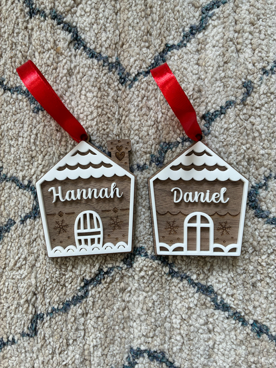 Personalised gingerbread house