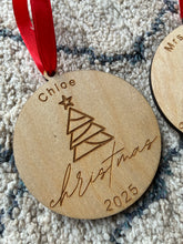 Load image into Gallery viewer, Personalised Engraved Christmas Decoration

