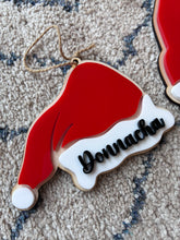 Load image into Gallery viewer, Personalised Santa Hat Decoration
