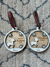 Load image into Gallery viewer, Winter Wonderland Personalised Christmas Tree Bauble
