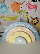 Load image into Gallery viewer, Christening Rainbow - Blue Pastel

