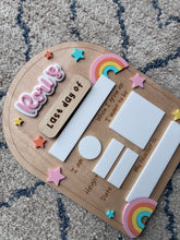 Load image into Gallery viewer, First Day of School Sign - Pink Rainbow
