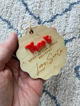 Load image into Gallery viewer, Personalised Santa Tag
