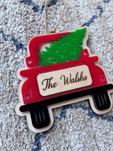 Load image into Gallery viewer, Personalised Truck with Christmas Tree
