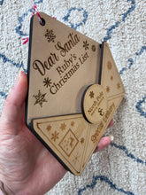 Load image into Gallery viewer, Personalised Christmas list|Santa Letter holder
