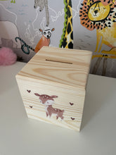 Load image into Gallery viewer, Personalised Money Box - Deer
