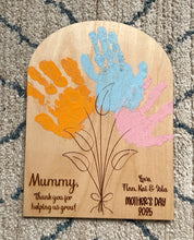 Load image into Gallery viewer, Mother’s Day handprint sign
