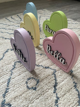 Load image into Gallery viewer, Personalised Freestanding Love Heart
