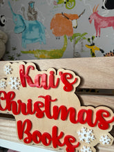 Load image into Gallery viewer, Personalised Christmas Book Crate
